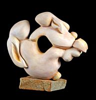 Bunny sculpture by Linda Peterson