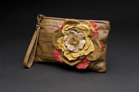 big flowered purse