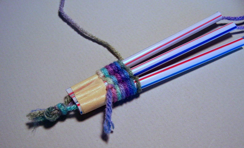 Straw Weaving Instructions  How to Weave with Drinking Straws and Yarn