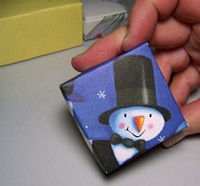 snowman card box